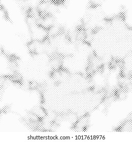 Modern dotted halftone abstract black white background. Comic book style black and white page template. Vector illustration