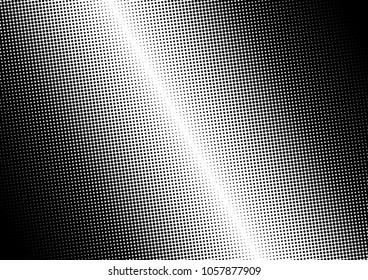 Modern Dotted Halftone Background. Abstract Overlay. Distressed Gradient Backdrop. Vintage Monochrome Pattern. Vector illustration