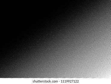 Modern Dotted Halftone Background. Grunge Monochrome Backdrop. Dots Black and White Overlay. Pop-art Vintage Pattern. Vector illustration