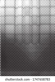 Fondo Moderno De Medio Tono. Fondo Grunge. Textura angustiada. Patrón blanco y negro. Ilustración del vector