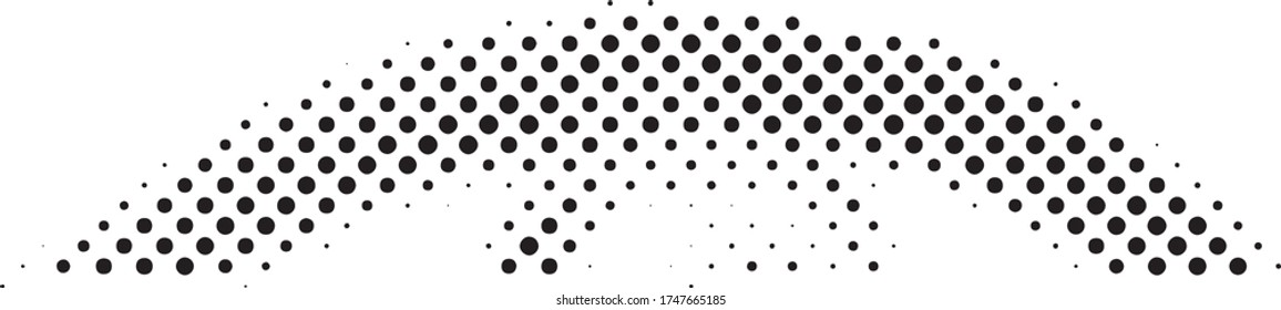 Modern Dotted Halftone Background. Grunge Backdrop. Distressed Texture. Black and White Pattern. Vector illustration