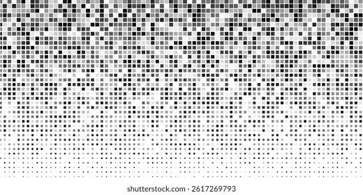 Modern dotted halftone gradient texture. Vanishing polka dot background. Repeating dots background abstract