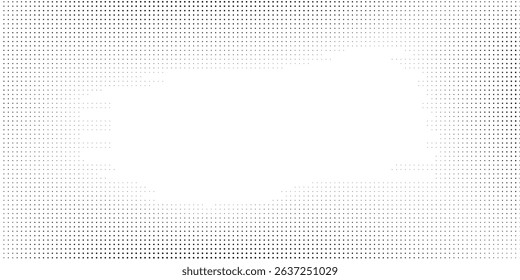 Modern Dotted halftone gradient texture. Vanishing polka dot background. Repeating dots gradation modern