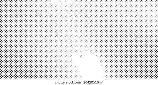Modern dotted halftone gradient texture. Vanishing polka dot background simple art modern design
