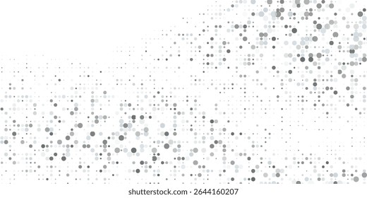 Moderne gepunktete Halbtongradientenstruktur. Verschwindende Polka Punkt Hintergrund abstrakt