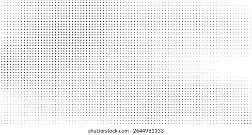 Modern dotted halftone gradient texture. Vanishing polka dot background. Repeating dots gradation abstract simple