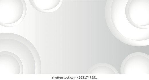 modern double abstract white gradient background for banner