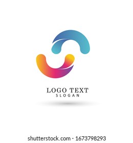 Modern Up Logo. Vorlage für Symbol und Vektorillustration.