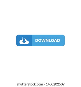 Modern Download Button Icon For All storage business technology company with luxury high end look
