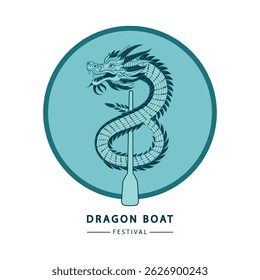 Modern dragon boat festival greetings design template. Dragon Boat Festival t-shirt design