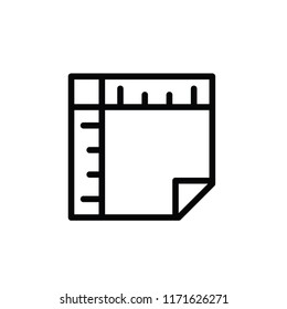 modern drawing paper icon
