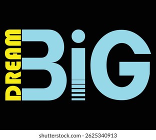 Modern Dream Text Art - Vector Illustration