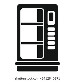 Modern drinking machine icon simple vector. Cooling vessel. Drink bottle design