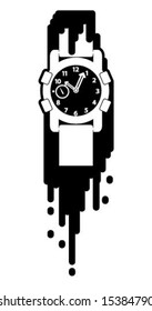 Modern Dripping Watch