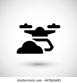 Modern drone icon