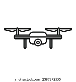 Modern drone icon outline vector. Mobile smart digital. Video toy