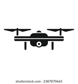 Modern drone icon simple vector. Mobile smart digital. Video toy