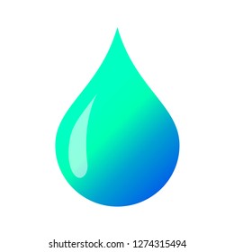 modern drop water icon vector