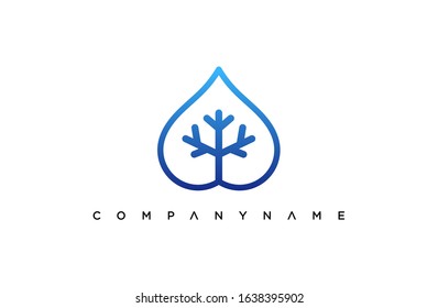 modern drop water logo. simple icon, template design