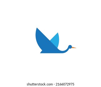Modern Duck Logo Design Template