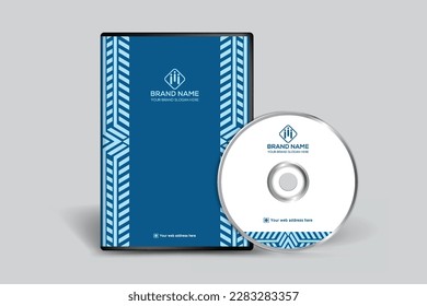 Modern DVD cover design template