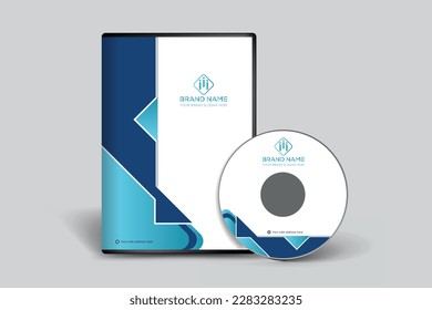 Modern DVD cover template design