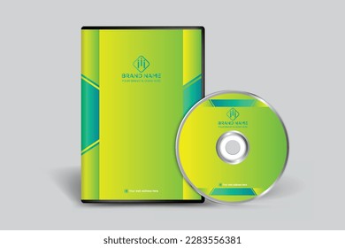 Modern DVD cover template design