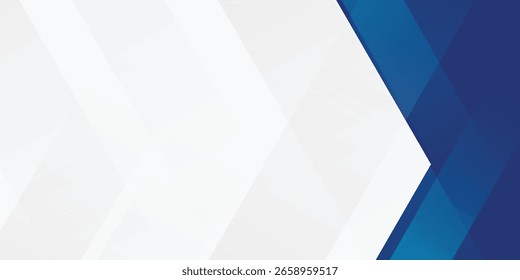 Design de fundo abstrato moderno e dinâmico com uma combinação de cores azul e branco. enquanto o fundo branco.