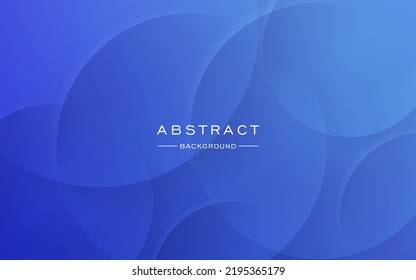 modern dynamic abstract blue circle shape shadow and light dimension background. eps10 vector