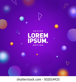 Modern dynamic background design. Abstract composition. Eps10 vector.