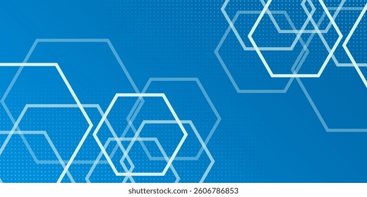 Modern dynamic blue shapes composition with white lines. Abstract background modern hipster futuristic graphic simple modern