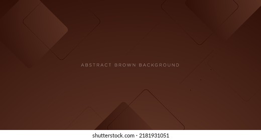 Modern dynamic brown textured background design in 3D style with dark color. EPS10 Vector