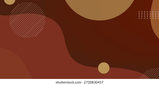 Moderno diseño de fondo con textura marrón dinámico en estilo 3D con color oscuro. Vector EPS10