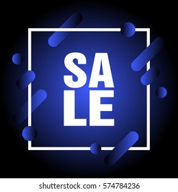 Modern dynamic design style Super sale banner. Special offer and discounts. Flat design banner, poster, flyer template. Vector illustration.