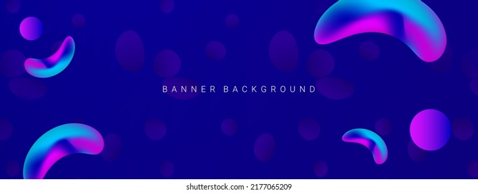 Modern dynamic fluid design geometric decorative background template