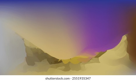 Modern dynamic geometric gradient background on purple colors vector illustration