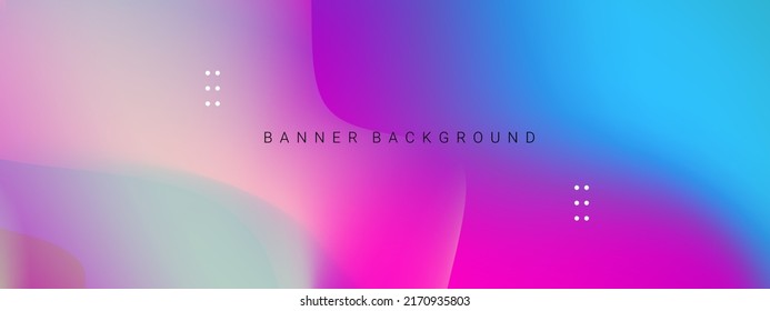 Modern dynamic mesh color geometric design background banner template 