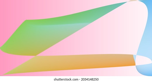 Modern Dynamic Psychedelic Digital Blurred Background. Pink Fluid Technology Neon Illustration. Shape Multicolor Rainbow Smooth Minimal Gradient Mesh. Color Layers Pastel Futuristic Smooth Surface.
