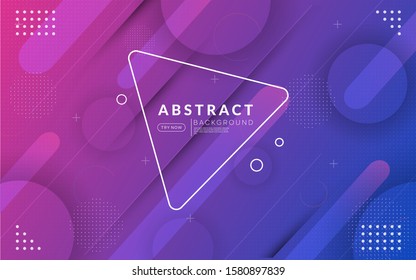 Modern dynamic purple background with textured overlap layer and abstract lines.
