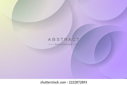 modern dynamic purple soft circle shape shadow and light dimension background. eps10 vector