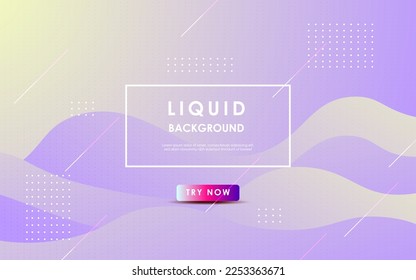modern dynamic purple soft liquid color geometric fluid background. eps10 vector