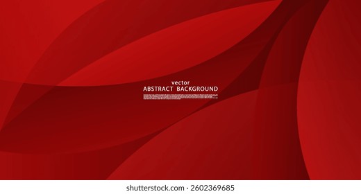 Modern dynamic red textured background design in 3D style with bright colors. Vector eps10