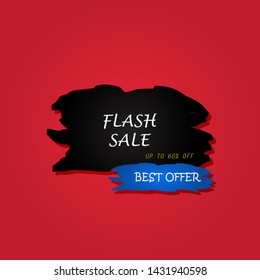 Modern dynamic sale banner design. Extra and Big Sell special over banner template design