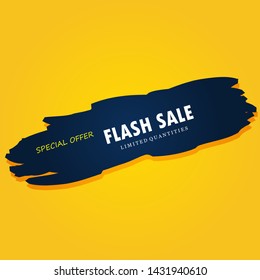 Modern dynamic sale banner design. Extra and Big Sell special over banner template design
