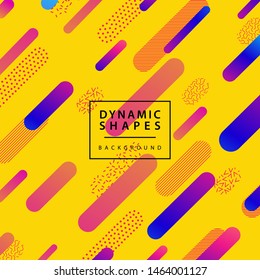 modern dynamic shapes style background. combination modern style abstraction with composition made of various rounded shapes background.