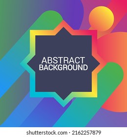 Modern dynamic shapes style background.Suitable for social media template, banner, poster, promotion, etc