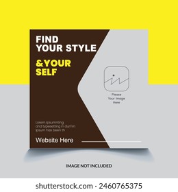 modern dynamic social media posts template