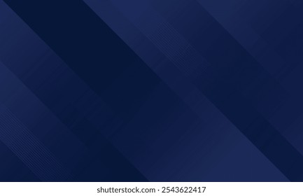 modern dynamic striped dark blue abstract background for presentation template design