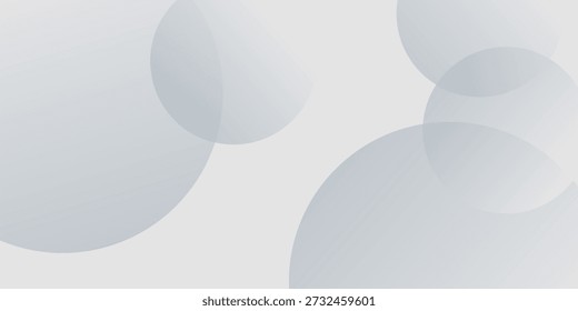 Moderna sombra de forma de círculo gris blanco dinámico y fondo de dimensión de luz. EPS10 Vector