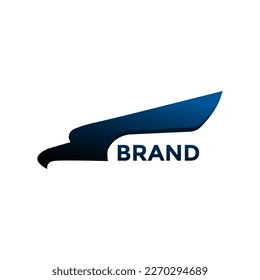 Modern eagle head logo illustration design for your company or business
